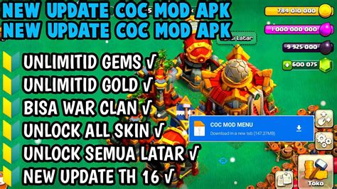 download coc mod apk